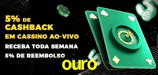 Promoções do cassino ao Vivo ouro